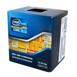 CPU INTEL CORE i5 3570K 3A GENERACION 3.4GHz 5GT/S 6MB 4 NUCLEOS 4 THREADSSOC 1155 CAJA 